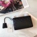 Gucci Black Padlock Small Guccissima Shoulder Bag