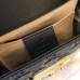 Gucci Black Padlock Small Guccissima Shoulder Bag