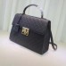 Gucci Black Medium Padlock Signature Top Handle Bag