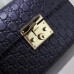 Gucci Black Small Padlock Signature Top Handle Bag