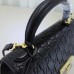 Gucci Black Small Padlock Signature Top Handle Bag