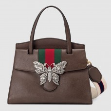 Gucci Cafe GucciTotem Medium Top Handle Bag