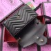 Gucci Black GG Marmont Matelasse Chain Mini Bag