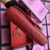 Gucci Red GG Marmont Matelasse Chain Mini Bag