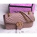 Gucci Dusty Pink GG Marmont Small Matelasse Shoulder Bag