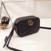 Gucci Black GG Marmont Matelasse Mini Bag