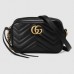 Gucci Black GG Marmont Matelasse Mini Bag