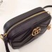 Gucci Black GG Marmont Matelasse Mini Bag