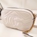 Gucci White GG Marmont Matelasse Mini Bag