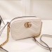 Gucci White GG Marmont Matelasse Mini Bag