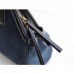 Gucci Navy Suede RE(BELLE) Medium Top Handle Bag