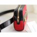 Gucci Small Ophidia Belt Bag In Red Suede Leather