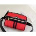 Gucci Small Ophidia Belt Bag In Red Suede Leather