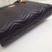 Gucci Black GG Marmont Matelasse Medium Tote