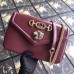 Gucci Bordeaux Rajah Medium Shoulder Bag