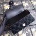 Gucci Black Dionysus GG Velvet Small Shoulder Bag