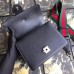 Gucci Black Dionysus Mini Bamboo Top Handle Bag