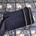 Gucci Black Velvet Square G Shoulder Bag