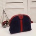 Gucci Blue Ophidia Suede Small Shoulder Bag