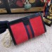 Gucci Red Suede Ophidia Small Shoulder Bag