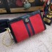 Gucci Red Suede Ophidia Small Shoulder Bag