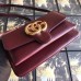 Gucci Burgundy Small Arli Leather Shoulder Bag