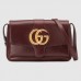 Gucci Burgundy Small Arli Leather Shoulder Bag