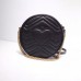 Gucci Black GG Marmont Mini Round Shoulder Bag