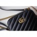 Gucci Black Mini GG Marmont Shoulder Bag