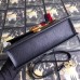 Gucci Black Sylvie Bee Star Small Shoulder Bag