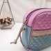 Gucci Pink/Blue Laminated Small Shoulder Bag
