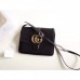 Gucci Black Suede Arli Medium Shoulder Bag