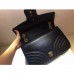 Gucci Black GG Marmont Medium Matelasse Shoulder Bag