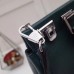 Gucci Zumi Green Grainy Leather Medium Top Handle Bag