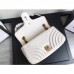 Gucci White GG Marmont Small Matelasse Shoulder Bag