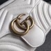 Gucci White GG Marmont Small Matelasse Shoulder Bag