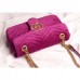 Gucci Pink GG Marmont Small Velvet Shoulder Bag