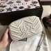 Gucci White GG Marmont Small Camera Shoulder Bag
