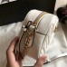 Gucci White GG Marmont Small Camera Shoulder Bag