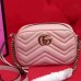 Gucci Pink GG Marmont Matelasse Mini Bag