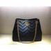 Gucci Black GG Marmont Medium Shopping Bag