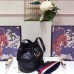 Gucci Black GG Marmont Bucket Bag