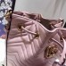 Gucci Light Pink GG Marmont Bucket Bag