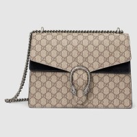 Gucci Black Dionysus Medium GG Supreme Shoulder Bag