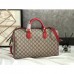 Gucci Limited Edition GG Supreme Embroideries Top Handle Bag