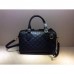 Gucci Black Signature Medium Top Handle Bag