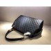 Gucci Black Signature Large Shoulder Bag