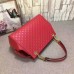 Gucci Red Signature Large Shoulder Bag