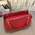 Gucci Red Signature Large Shoulder Bag