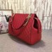 Gucci Red Signature Large Shoulder Bag